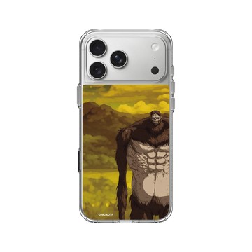 iPhone 17 Pro Max Clear Case（相機按鈕） 透明 - 進擊的巨人 Attack On Titan -S4 - 獸之巨人
