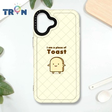 TRON IPHONE 16 PLUS 吐司麵包君心情系列 MAGSAFE 磁吸 防摔 太空殼 透黑 手機殼
