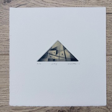 Mezzotint限量版畫 - City
