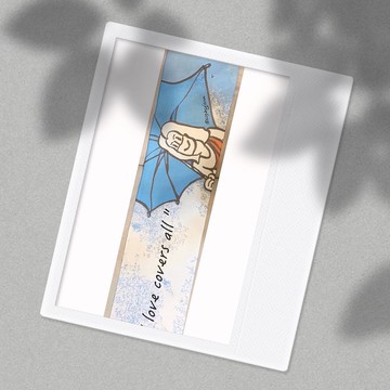 愛遮蓋一切 Love covers all 運動毛巾