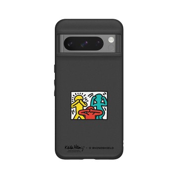 Pixel 8 Pro SolidSuit 黑 - Keith Haring - See No Evil, Hear No Evil, Speak No Evil