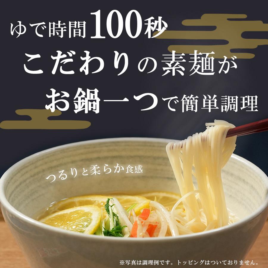 乾にゅうめん うま塩だしスープ ２食入り ヴィーガン ベジタリアン みそ半 国産小麦麺