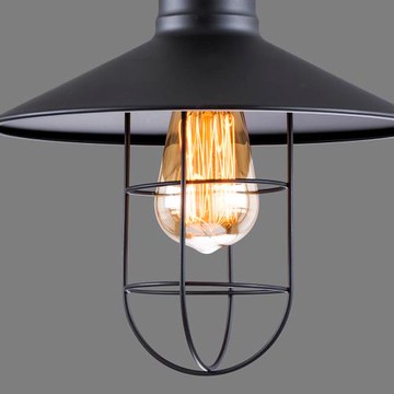 【大巨光】工業風 E27x1 吊燈-小(BM-51593)