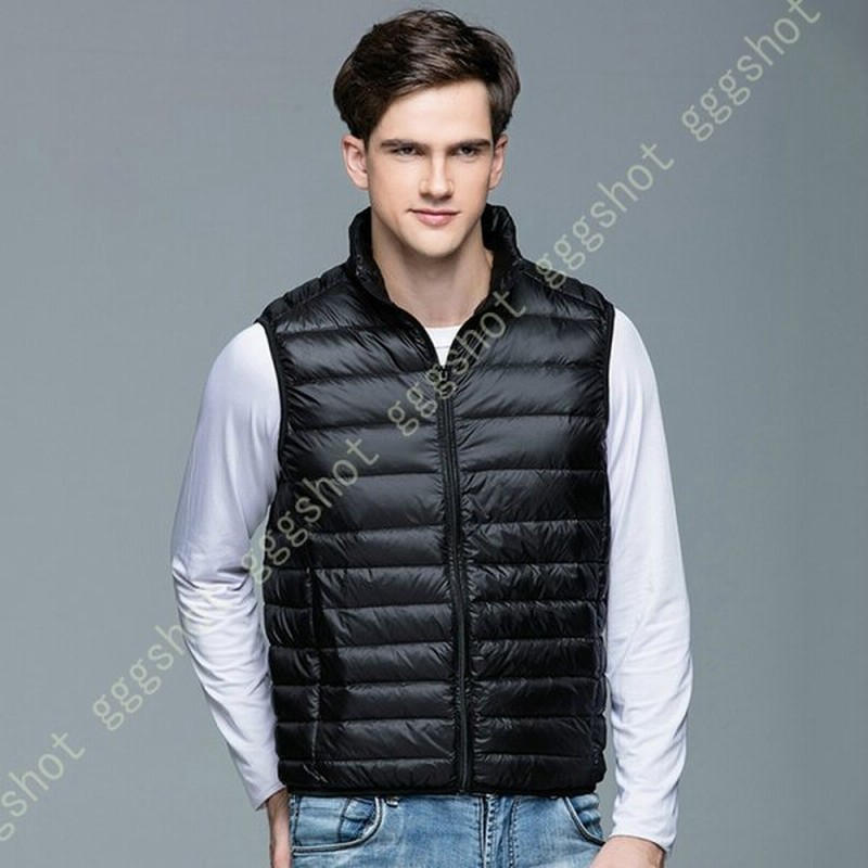 ダウンベスト メンズ インナーダウン 軽量 暖かい 薄手 ライトダウンベスト ハイネック ビジネス 保温 防寒 ダウン ベスト 軽い 薄い 通販 Lineポイント最大get Lineショッピング