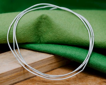 Kunekune - 流暢項鍊 - 宣言項鍊 - 銀飾 - 低過敏性