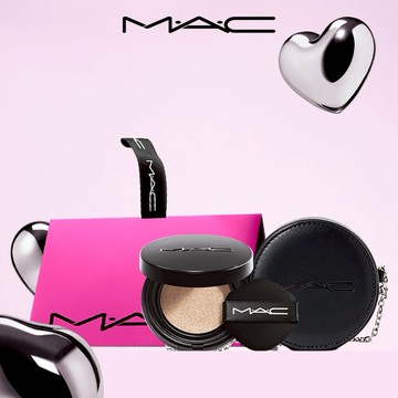 【MAC】贈時尚鍊條包✨[收禮者自選色號]超持妝霧絲絨氣墊粉餅SPF 50/PA+++ #AI小黑碟 | 氣墊 底妝 生日禮物 雙子座禮物