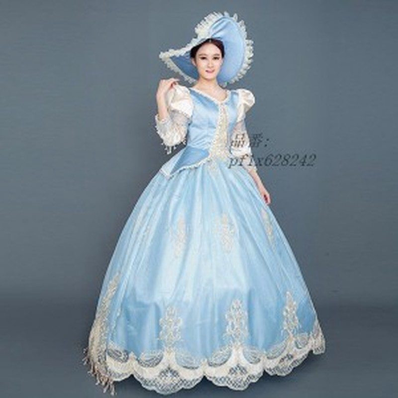 ロングドレス 貴族ドレス お姫様ドレス 中世ヨーロッパ パフスリーブ Vネック 貴族風 ワンピース 舞台衣装 撮影 プリンセスライン 帽子付 通販 Lineポイント最大1 0 Get Lineショッピング