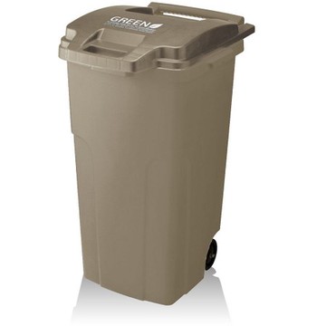【日本Risu】GREEN戶外機能型連結式大容量垃圾桶 70L-棕色