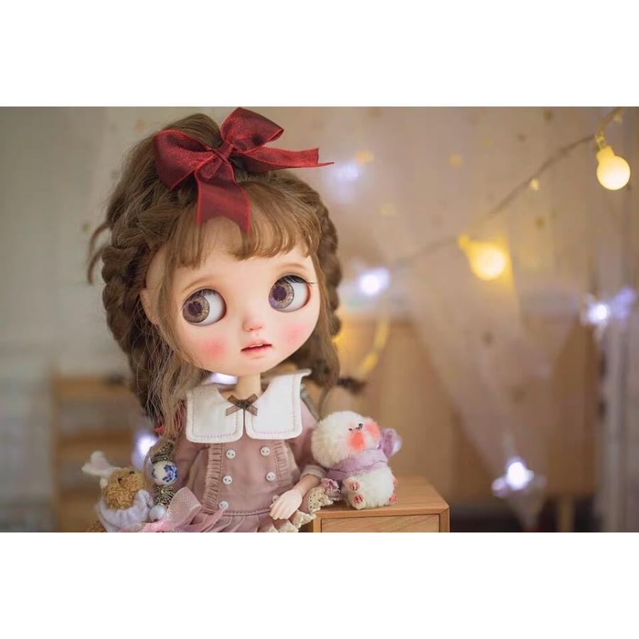 かつら ウイッグ ヘッドパーツ BJD 大1 球体関節人形 ブライス Blythe DOLL