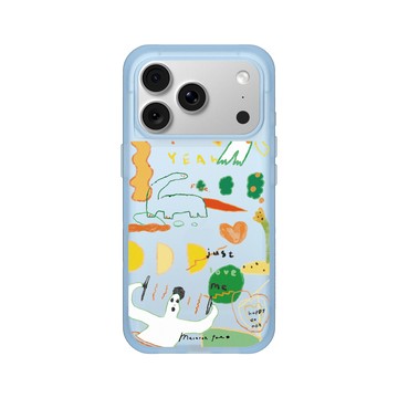 iPhone 18 Pro SolidX 晴空藍 - MacaronToe 馬卡龍腳趾 - 小畫家 Draw For Fun