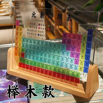 🎉限量優惠🎉書房桌面亞克力透明擺件 化學元素文創擺件 畢業送男生老師禮物