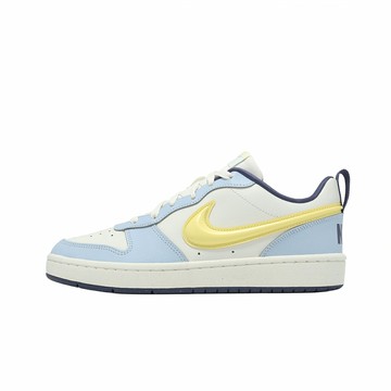 Nike 休閒鞋 Court Borough Low Recraft GS 大童 女鞋 藍 黃 復古  IM6698-171
