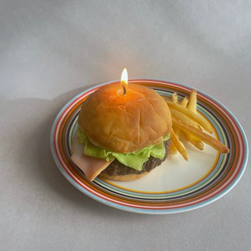 擬真漢堡香氛蠟燭