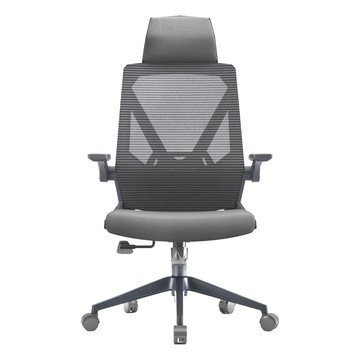 DEPE 電腦椅 辦公椅 電競椅 黑框全黑 人體工學設計 透氣網布 可調節頭枕腰靠  黑色  不適用