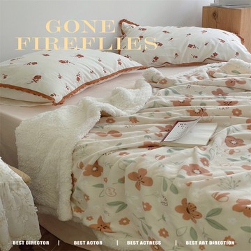 ins風毛毯被子加厚冬季羊羔珊瑚絨床單辦公室午休睡毯子沙發蓋毯