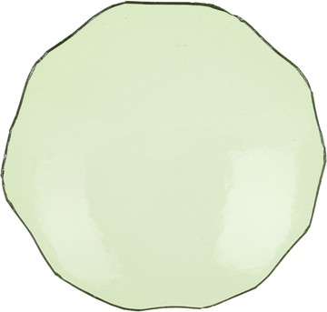 Los Objetos Decorativos 绿色 Irregular Glass 餐盘