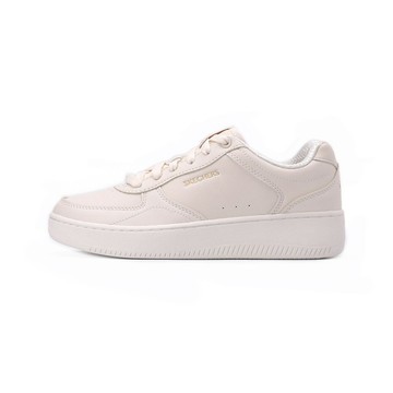 SKECHERS SPORT COURT 2.0 運動板鞋 米白 185160OFWT 女鞋