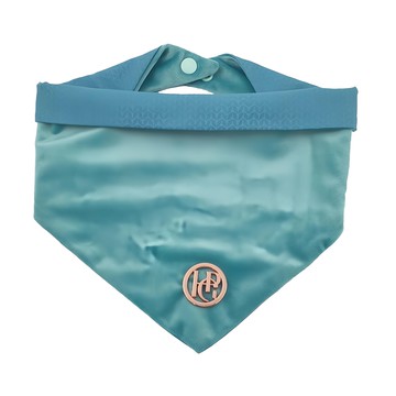 HAPPY GO PUPPY 寵物領巾  L  絨絨藍  1個