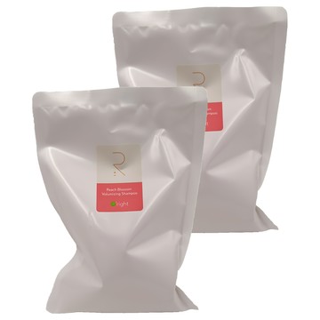 O'right 歐萊德 桃花豐盈洗髮精補充包，適合細軟、扁塌髮  600ml  2包