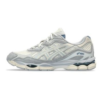 Asics 亞瑟士 GEL-NYC [1203A372-600] 男女 休閒鞋 復古 麂皮 流行 米灰 藍