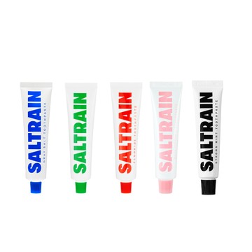 SALTRAIN 明星經典灰鹽牙膏-5件體驗組(30g/100g) - 100g