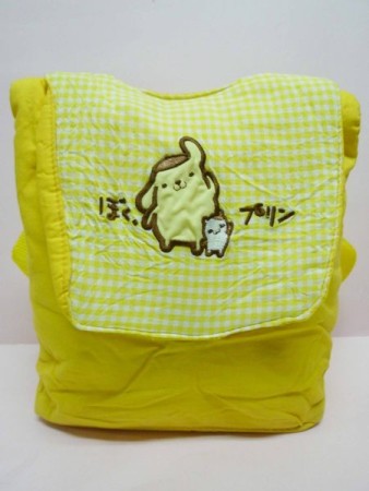 【震撼精品百貨】Pom Pom Purin 布丁狗~布面後背包『黃』