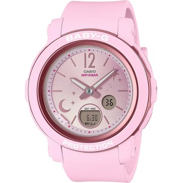CASIO 卡西歐 BABY-G 星光系列女錶-浪漫粉色 BGA-290DS-4A