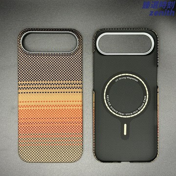 【超薄磁吸】iPhone17Air手機殼 凱夫拉手機殼 碳纖維手機殼 超薄手機殼 磁吸手機殼 磨砂硬殼 600D平紋 防摔耐磨 商務精英首選