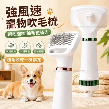 🔥台灣出貨🔥寵物吹風機 狗狗吹風機  吹風+拉毛 熱風機 狗狗吹毛機 狗狗梳毛器 寵物吹毛梳 吹水機 烘毛梳 烘乾機
