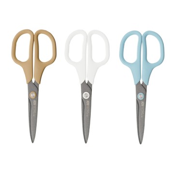 手牌SDI Air Cut 輕便型S曲線剪刀 不沾膠款(0933C)-藍/白/卡其