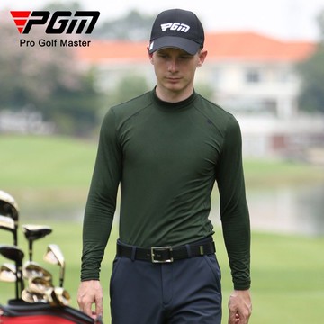 PGM 新品 秋冬高爾夫服裝 男士打底衫立領 磨絨保暖golf男裝