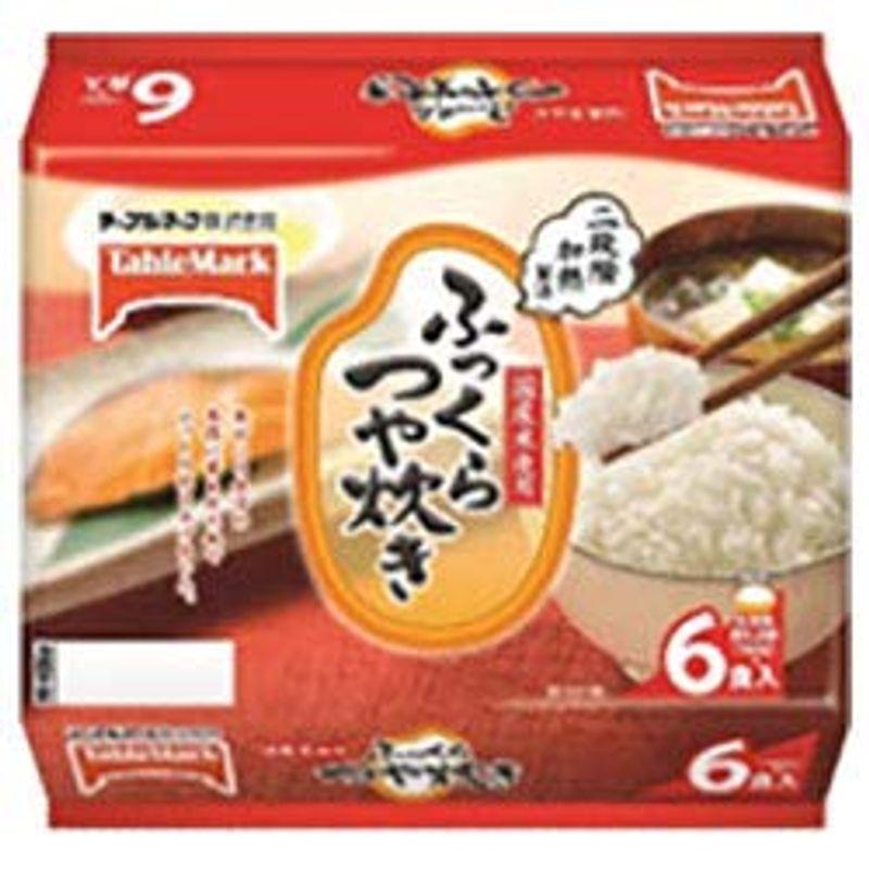 テーブルマーク たきたてご飯 ふっくらつや炊き 6食 (180g×6個)×6個入×(2ケース)