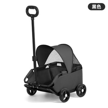 🚚免運臺灣有貨🚚小型寵物推車貓咪狗狗拉車輕便可摺疊外出手推車遛狗分離