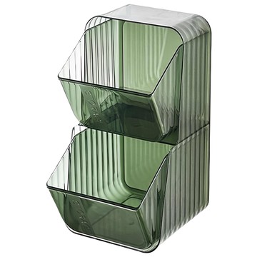 SDLP 時代良品 簡約抽屜儲存盒  綠色  1個