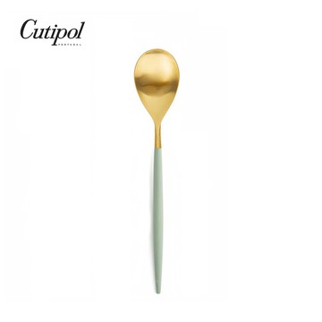 葡萄牙Cutipol MIO系列 -18.5cm點心匙 (青玉金)