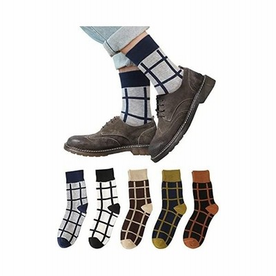 靴下 メンズ カジュアル カラフルソックス 綿 通気吸汗 四季用 薄手 クルーソックス 男性 通販 Lineポイント最大get Lineショッピング