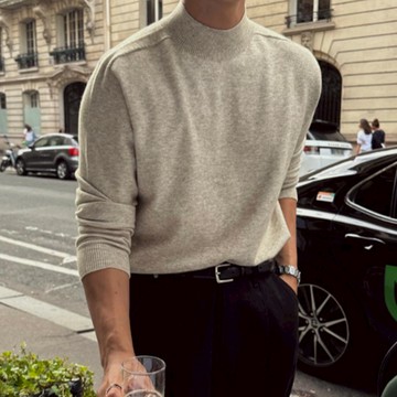 【Metanoia】🇰🇷韓製 半高領羊毛針織衣