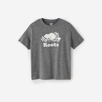 Roots 女裝- RELAXED COOPER 短袖上衣 (灰)