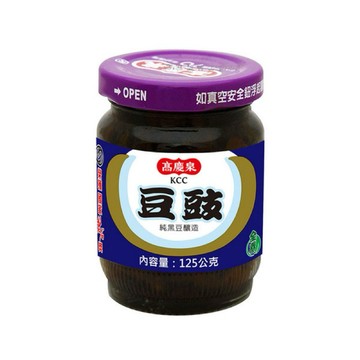 （低消$150出貨）高慶泉 素食豆鼓125g