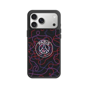 iPhone 17 Pro Max SolidX 黑 - PSG - Paris Saint-Germain Neon Logo