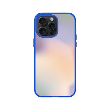 iPhone 15 Pro Max Clear 激光藍 - 石紋與渲染 / Marble & Dreamy Gradient - 輕舞光暈