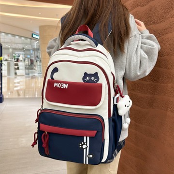 特價💡書包女初中生高顔值大容量小學女孩背包三到六年級新款輕便雙肩包 背包  後背包 雙肩包 書包 輕量化後背包 F4QE