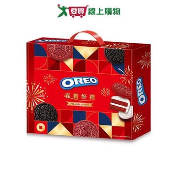 OREO-紅絲絨禮盒696.4G【愛買】