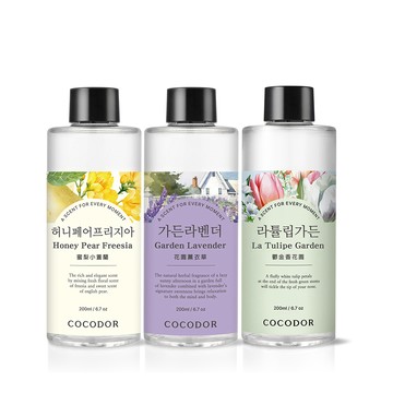 COCODOR 【官方直營】擴香補充瓶200ml 3入 (多款香味任選)