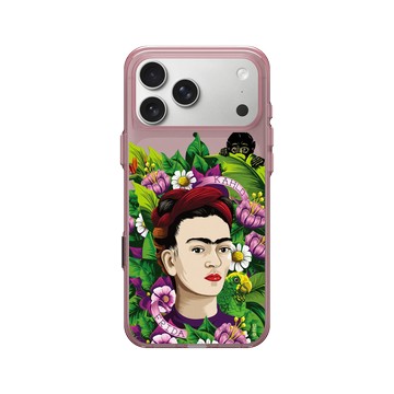iPhone 17 Pro Max Clear (相機按鈕) 晶醺玫 - Frida Kahlo - 卡蘿與猴子