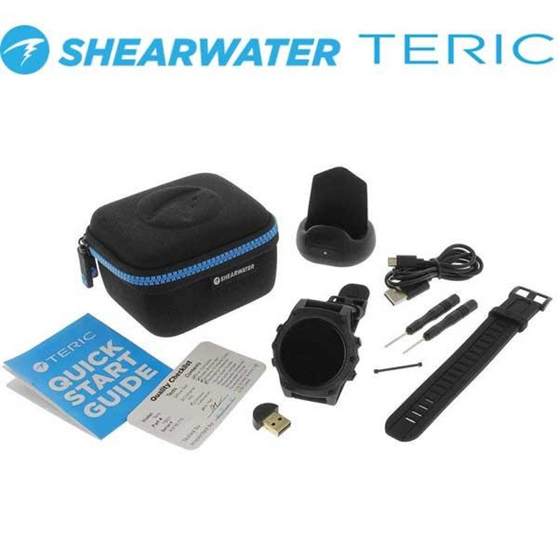 SHEARWATER シェアウォーター TERIC テリック 高機能 ダイブコンピュータ 充電式 フルカラー 高解像度 AMOLED  メーカー在庫確認します | LINEショッピング