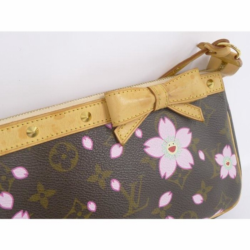 レア☆LOUIS へし折り VUITTON チェリーブロッサム アクセサリーポーチ 