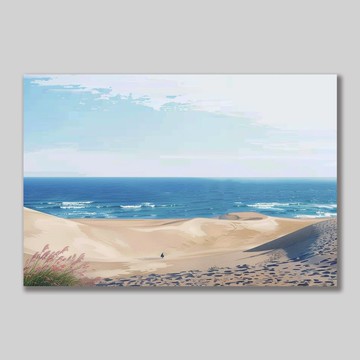 日本風景明信片・鳥取砂丘・日本製造・送禮、書寫、裝飾