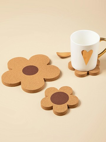 IG風 北歐軟木隔熱墊 餐桌墊 鍋墊 碗墊 杯墊 防燙菜盤墊【雲木雜貨】