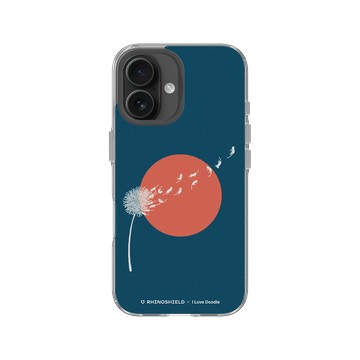 iPhone 16 Clear 透明 - ilovedoodle (Lim Heng Swee) - Cat and Plant - 蒲公英